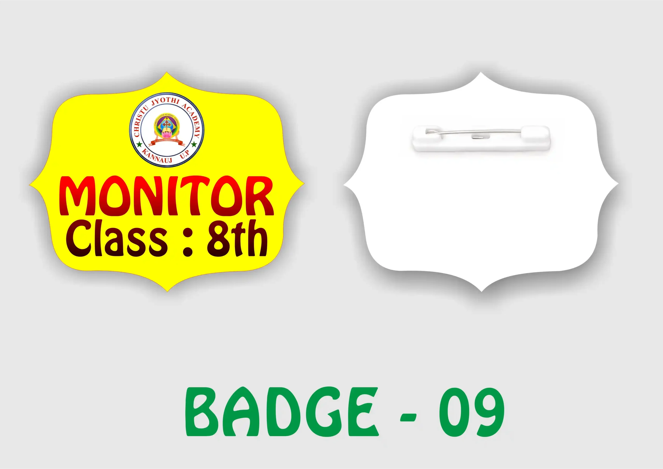 BADGE - 09 ACRYLIC BADGE - 09 - Image 1
