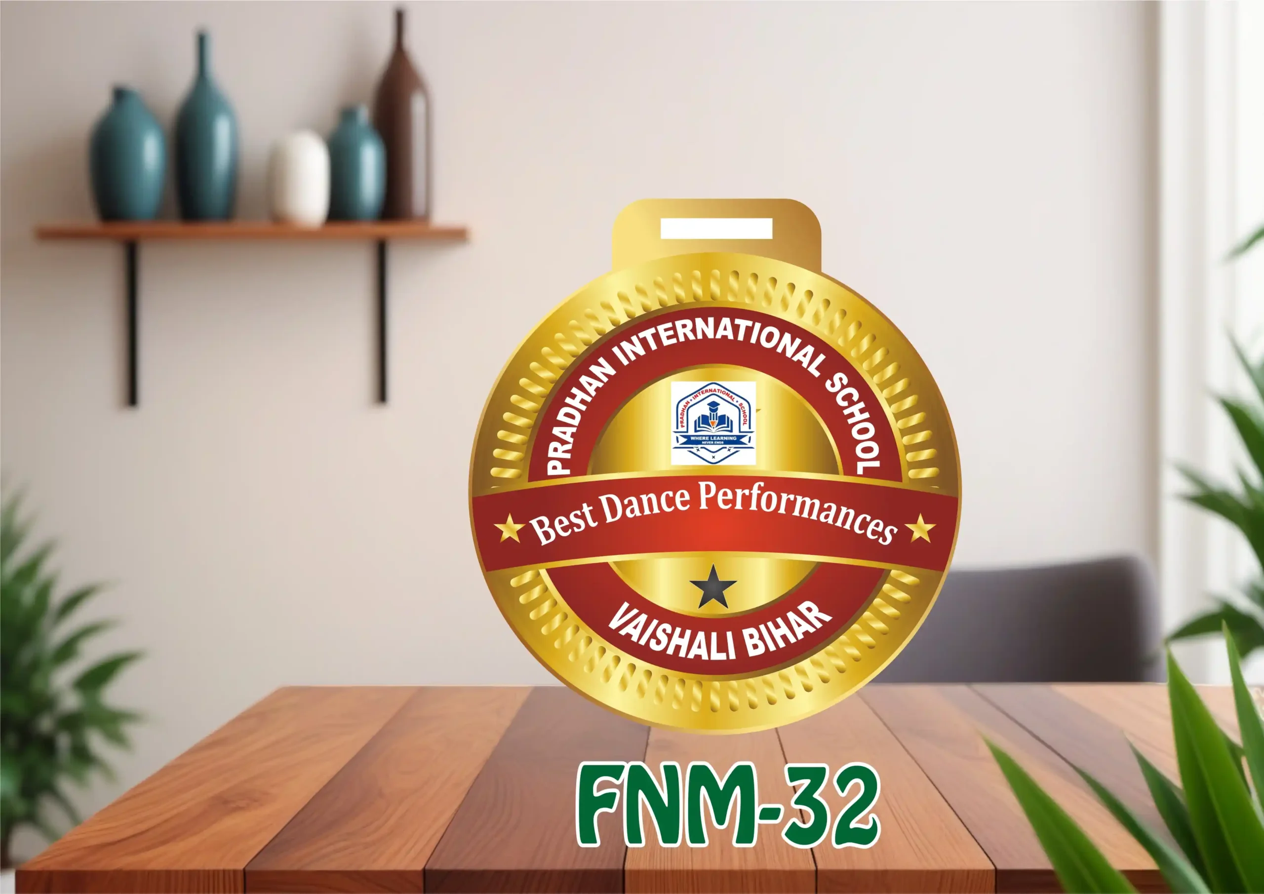 FNM32-1 Customised Printed Medal - FNM32 - Image 1