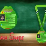 Guava Shape Acrylic ID Card