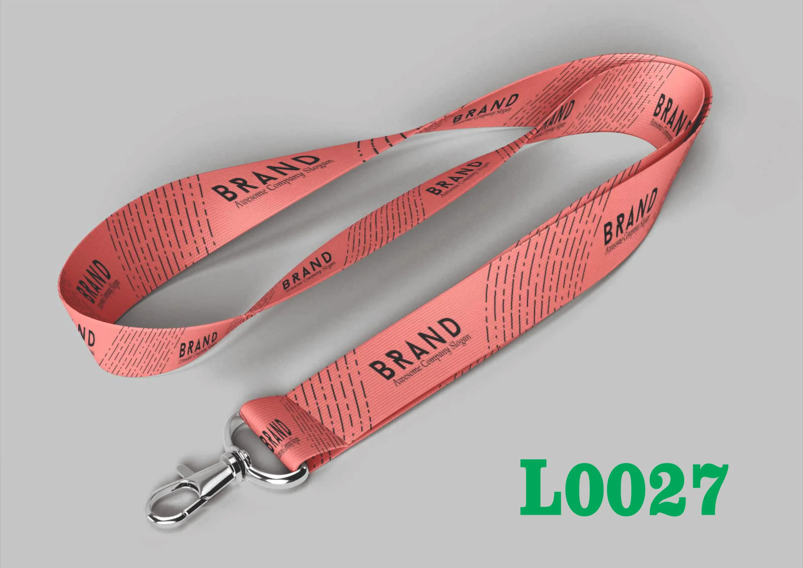 L0027 Digital Lanyard Template L0027 - Image 1