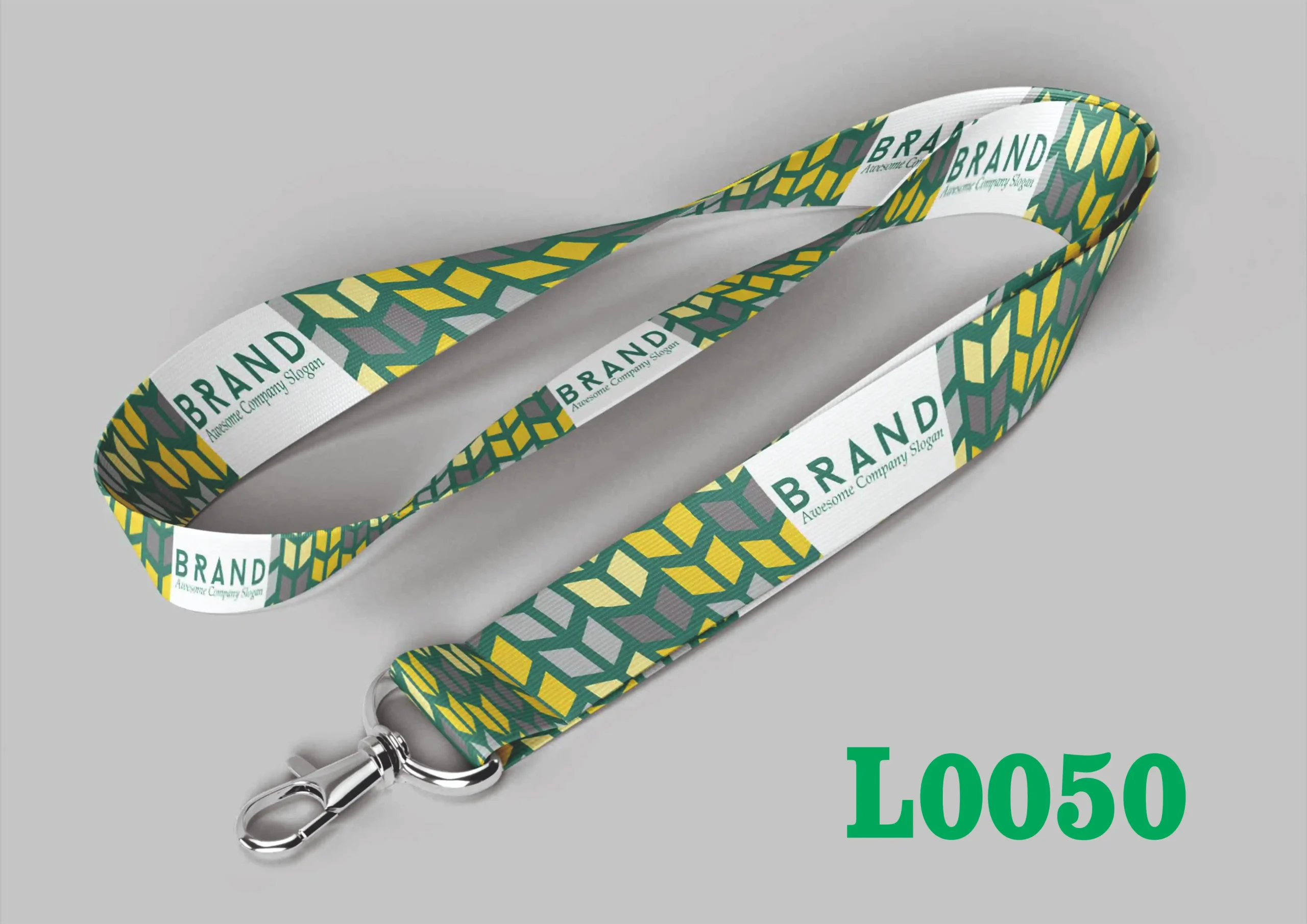 L0050 Digital Lanyard Template L0050 - Image 1