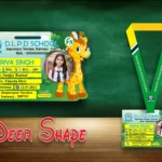 Deer Shape Acrylic ID Card