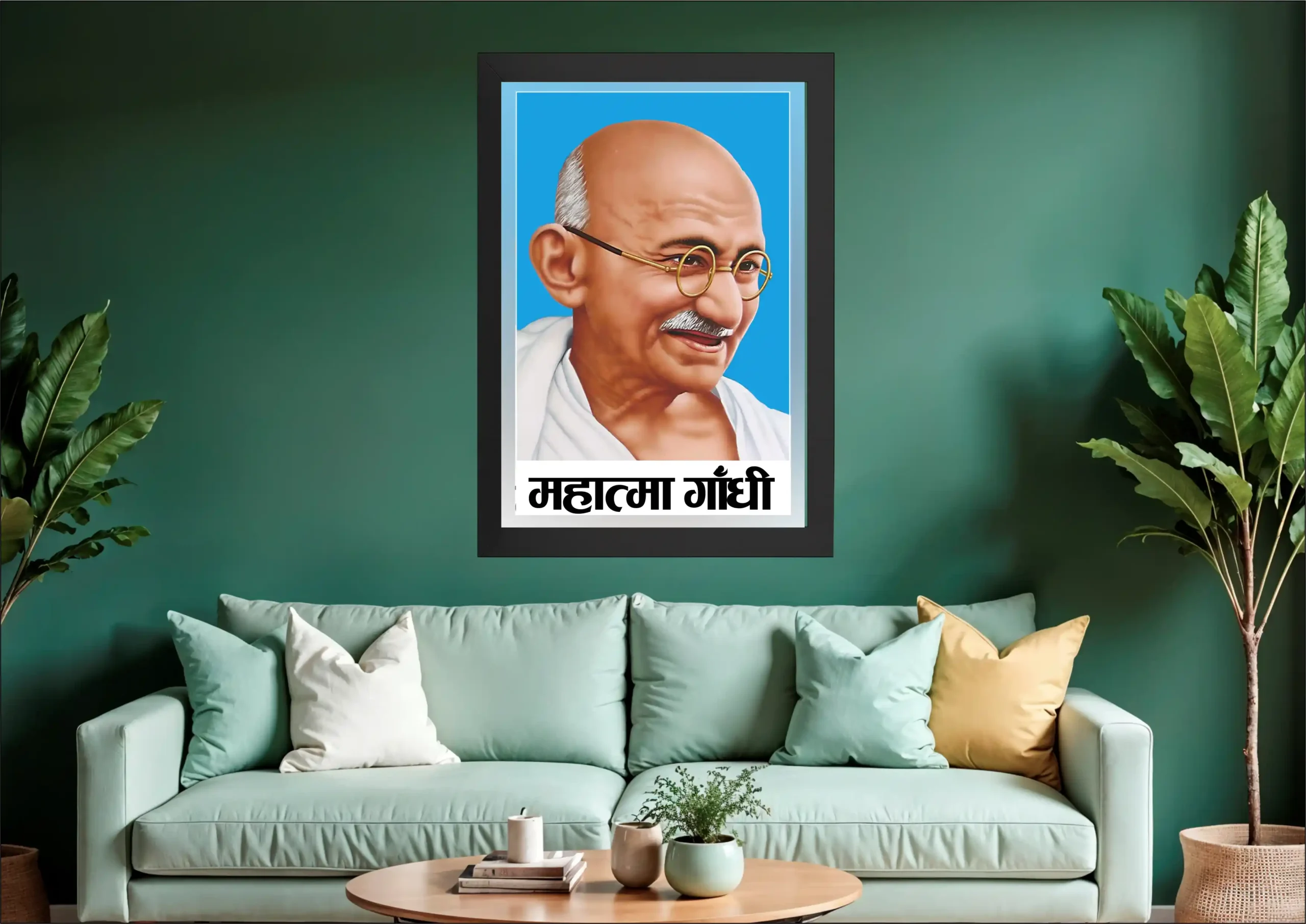MAHATMA GHANDHI BK Mahatma Ghandhi Photo Frame - Image 1